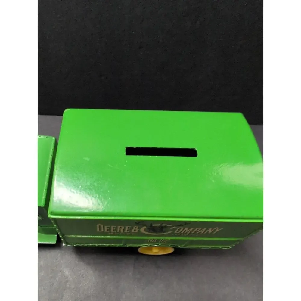 Ertl 1926 Mack Truck Van Coin Bank Die-Cast Metal John Deere